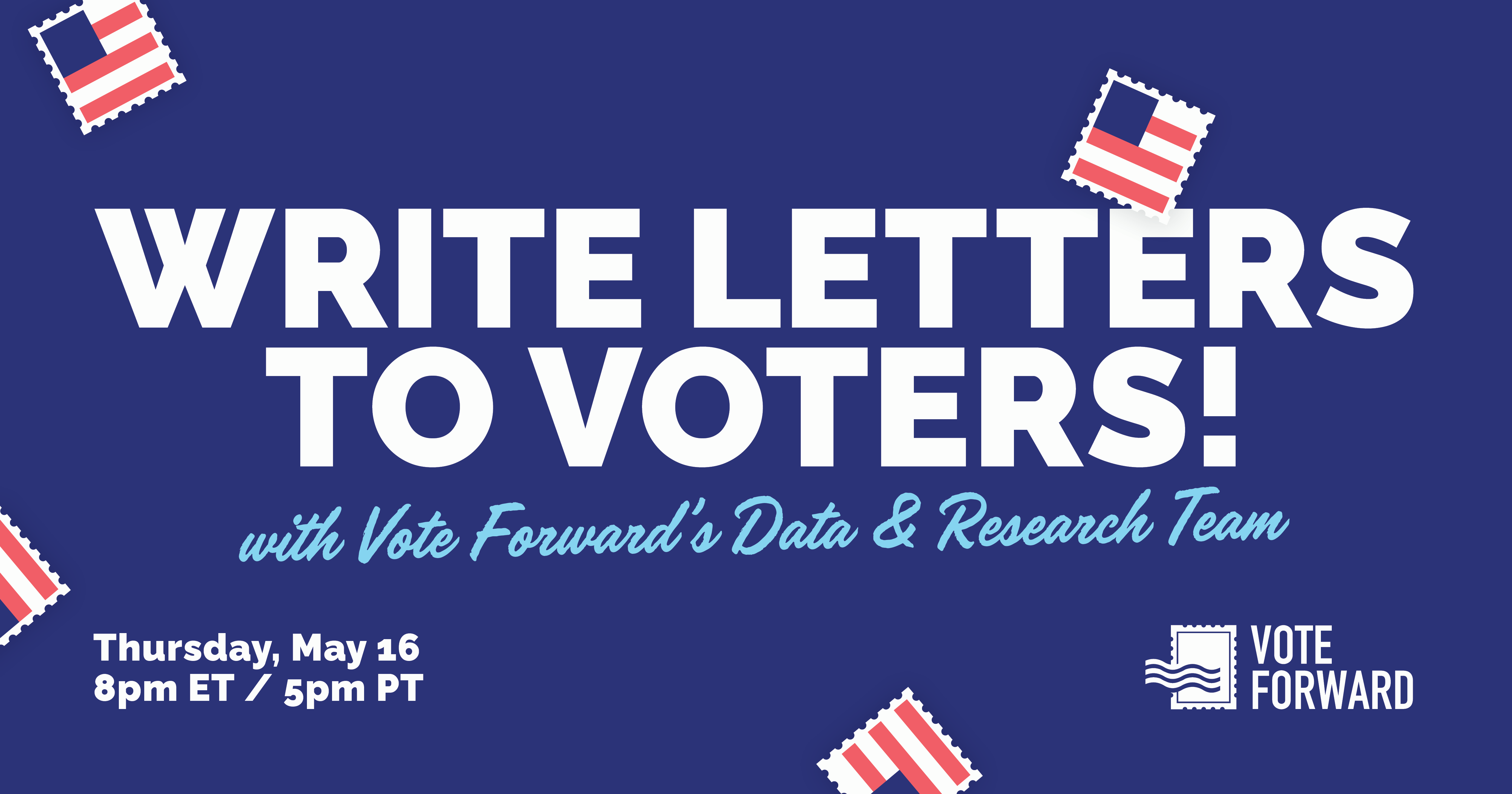 Write Letters To Voters With Vote Forward's Data And Research Team ...